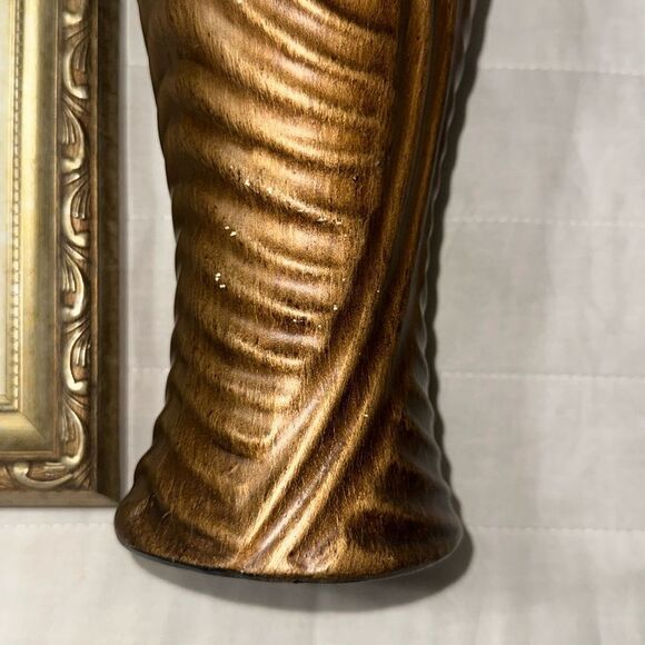 Kirkland’s Decorative Vase Maple Swirl Painted 12” - Picture 8 of 8